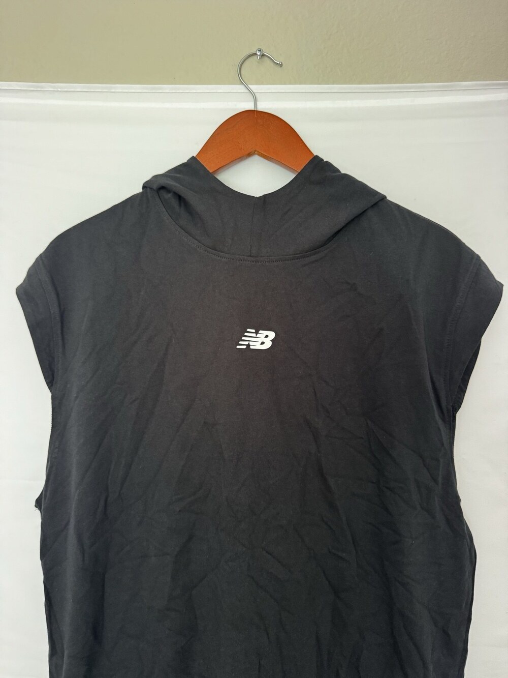 New Balance Oversized Tee Black Size S 100% Cotton NWT